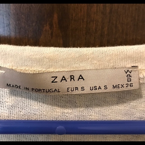 Zara nude suede studded Top - Picture 2 of 2